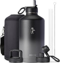 Coolflask 128 oz Gallon Insulated Water Bottle - Large 48H Cold