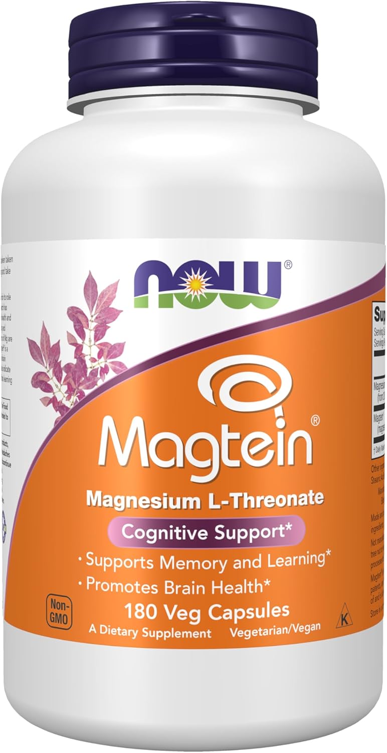 Magnesium L-Threonate Cognitive Support from NOW Foods Supplements