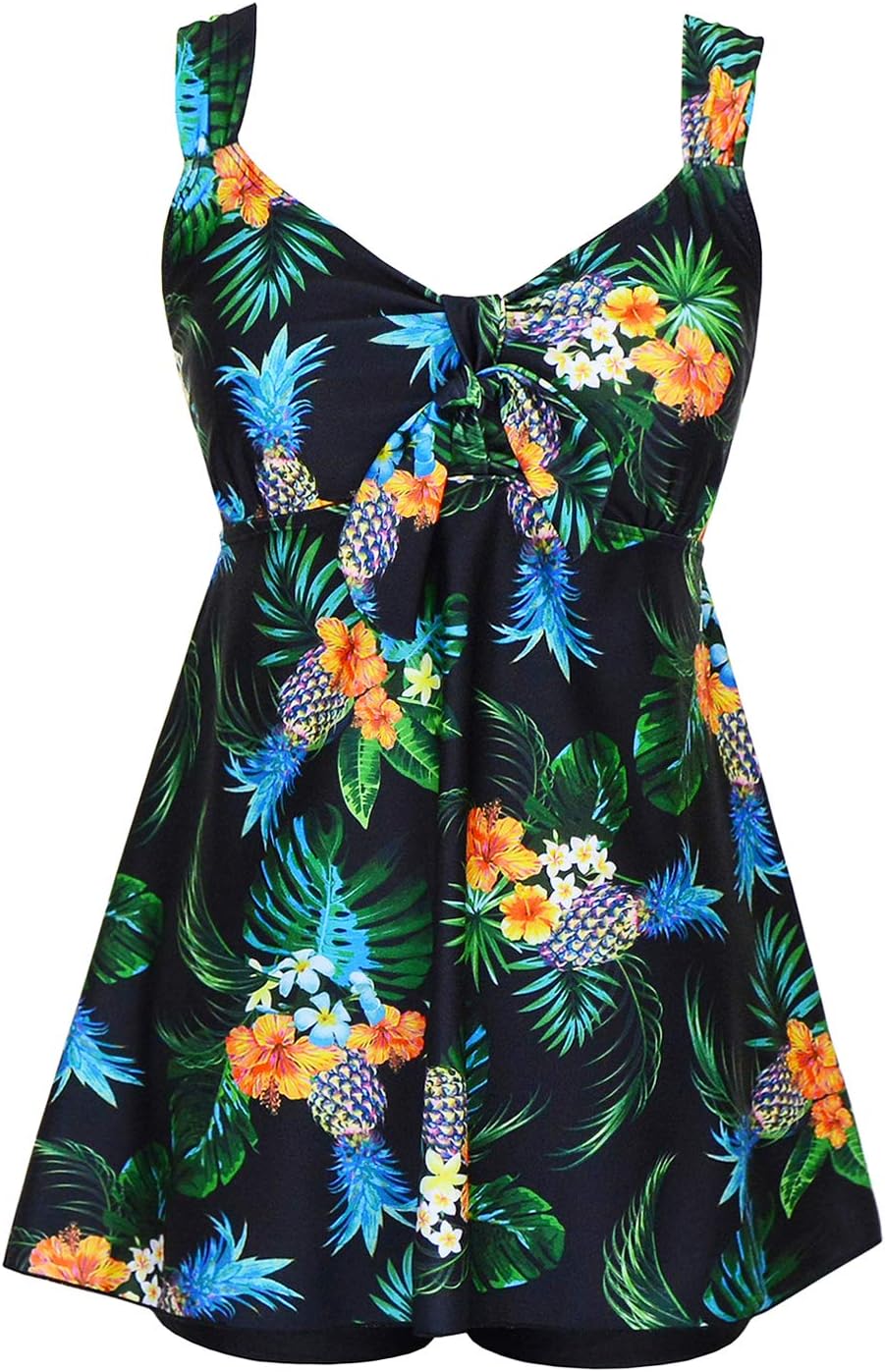 DANIFY Plus Size Swimsuit for Women with Tummy Control Design
