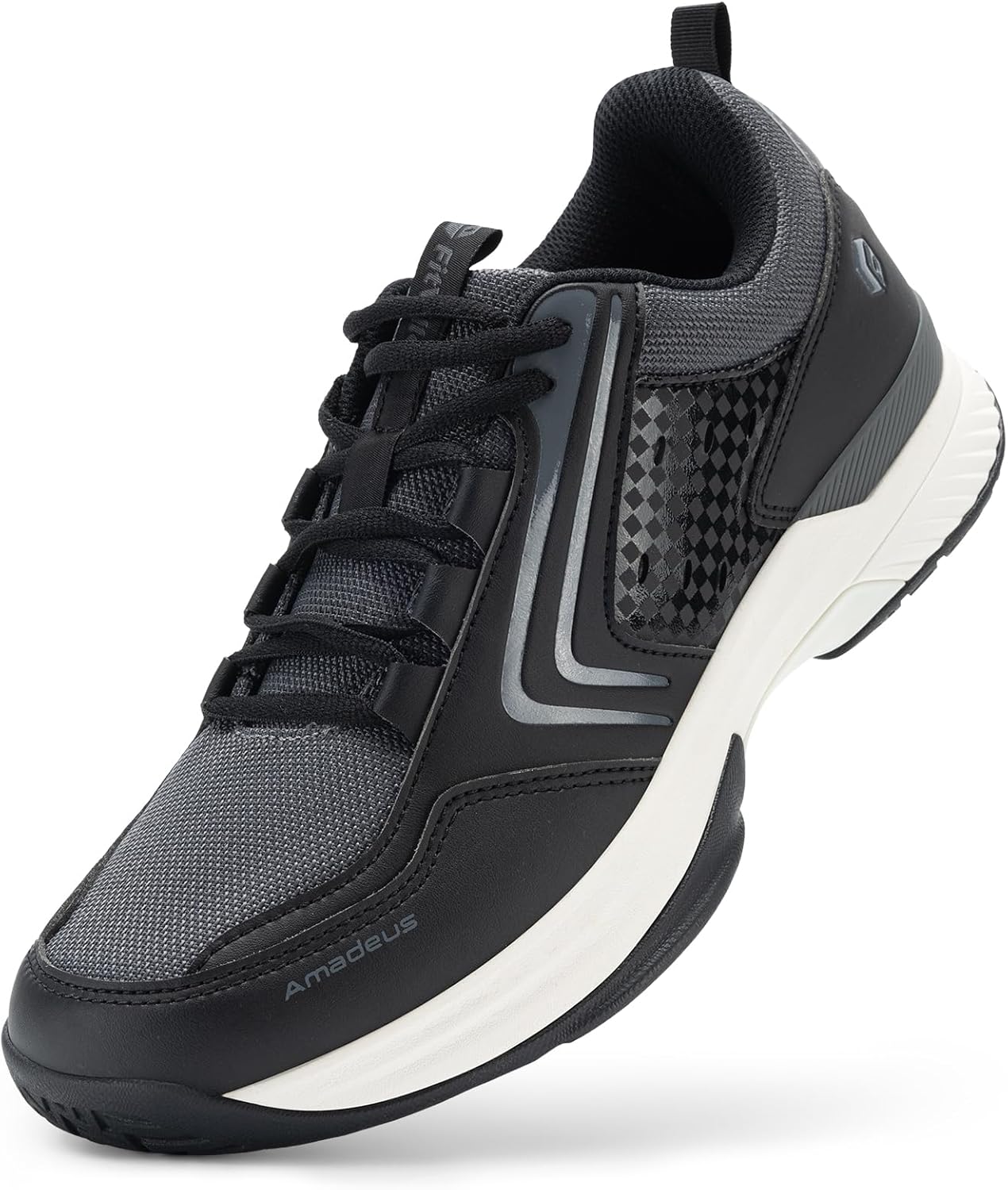 FitVille Tennis Shoes for Men - Comfortable Pickleball Sneakers