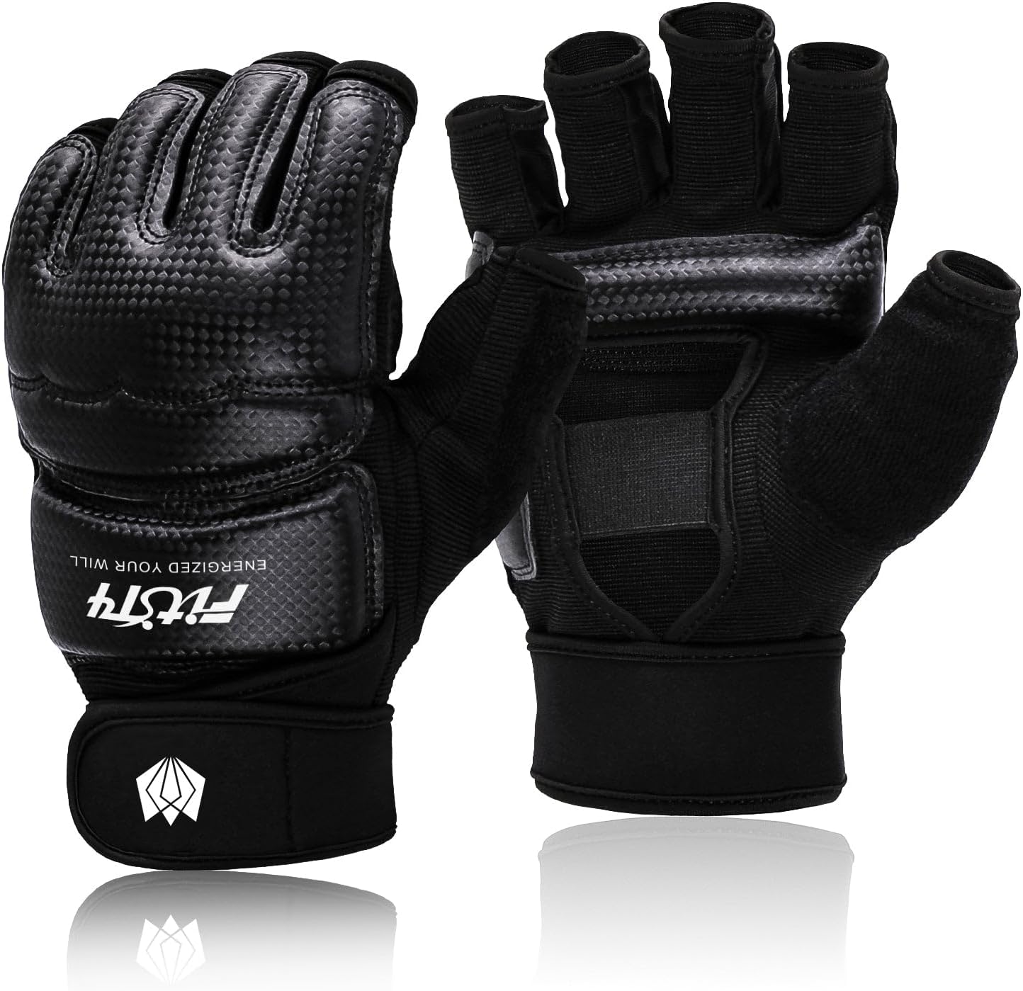 FitsT4 Sports Half Mitts - Ultimate MMA Training Gloves