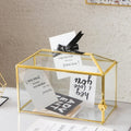 Elegant Glass Wedding Card Box with Lock for Special Occasions