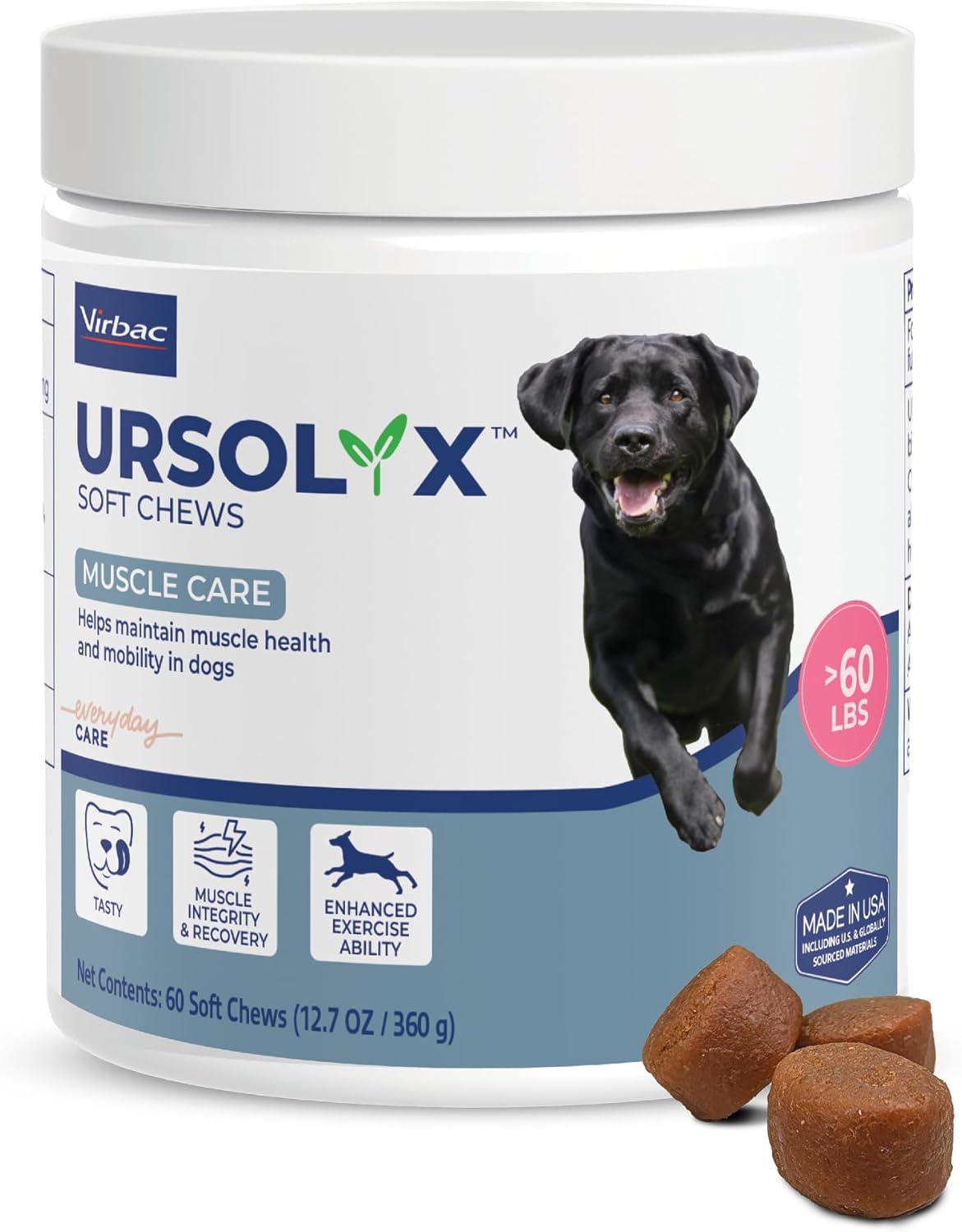 URSOLYX Soft Chews for Dogs | Muscle Health Support for All Sizes