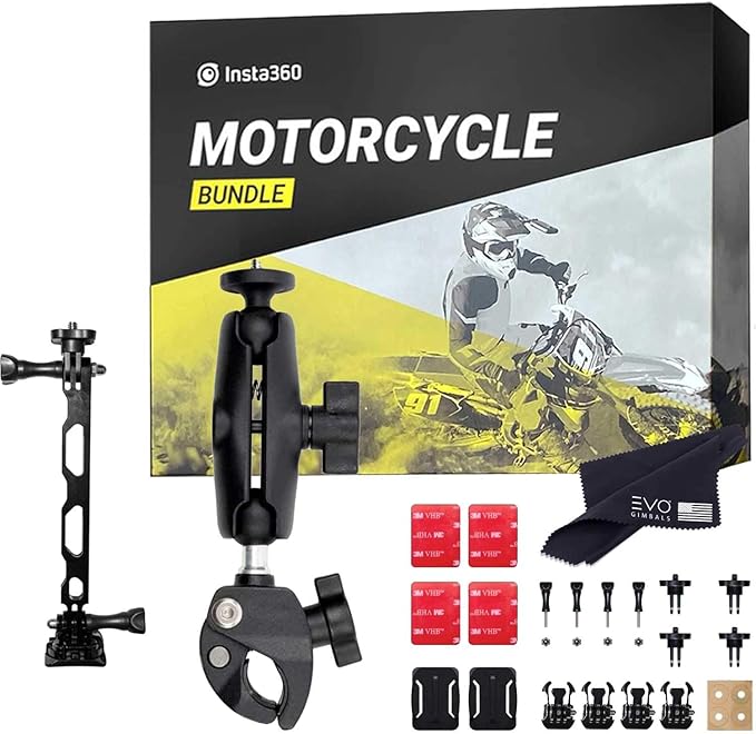 Insta360 Motocycle Bundle for ONE X2, ONE R, GO 2, and More