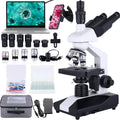 Compound Trinocular Microscope 40X-5000X Magnification - Research