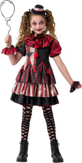 Spooktacular Creations Girls Scary Clown Costume - Twisted Clown Dress