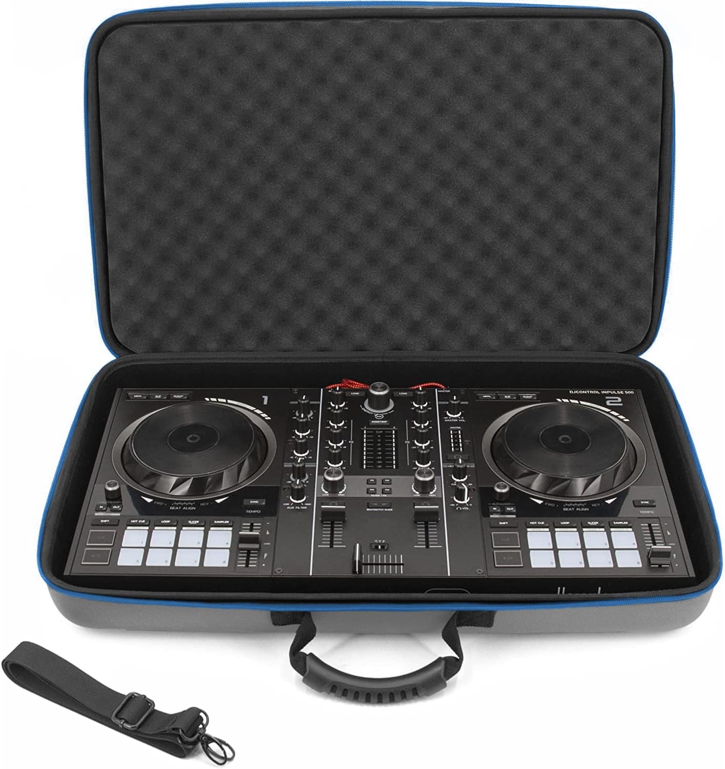 CASMATIX DJ Controller Travel Case for Hercules Inpulse 500