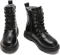 DADAWEN Glittery Mid Calf Boots for Kids - Waterproof and Fashionable