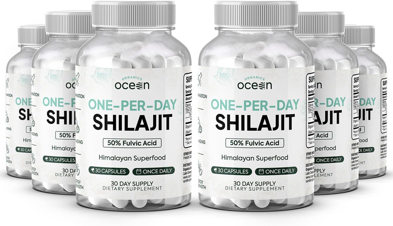 One-Per-Day Shilajit Capsules for Men and Women - Natural Support