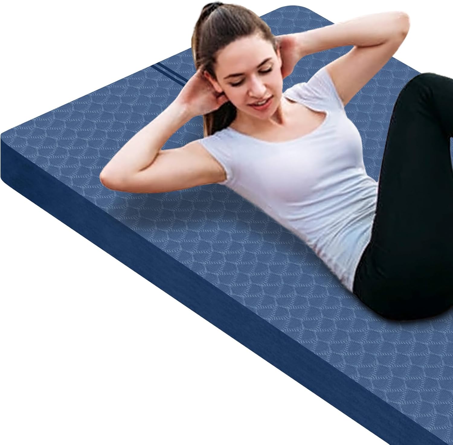 nuveti Large Exercise Mat - Perfect for Yoga, Pilates & Fitness