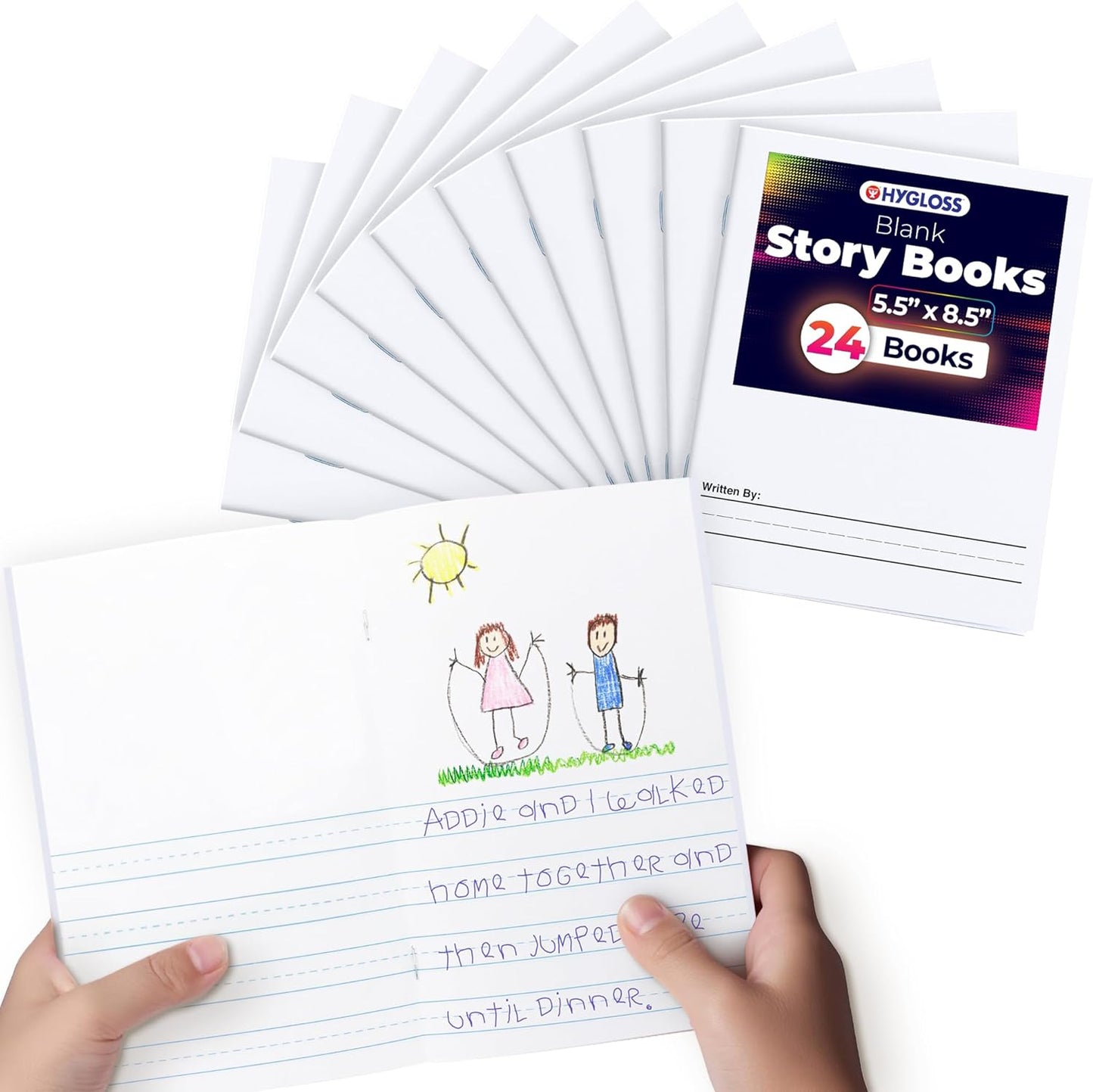 Hygloss Blank Storybooks for Kids - Inspire Creativity & Fun