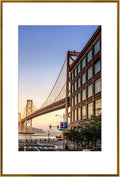 16x24 Aluminum Picture Frame with Removable Mat - Clean Metal Look
