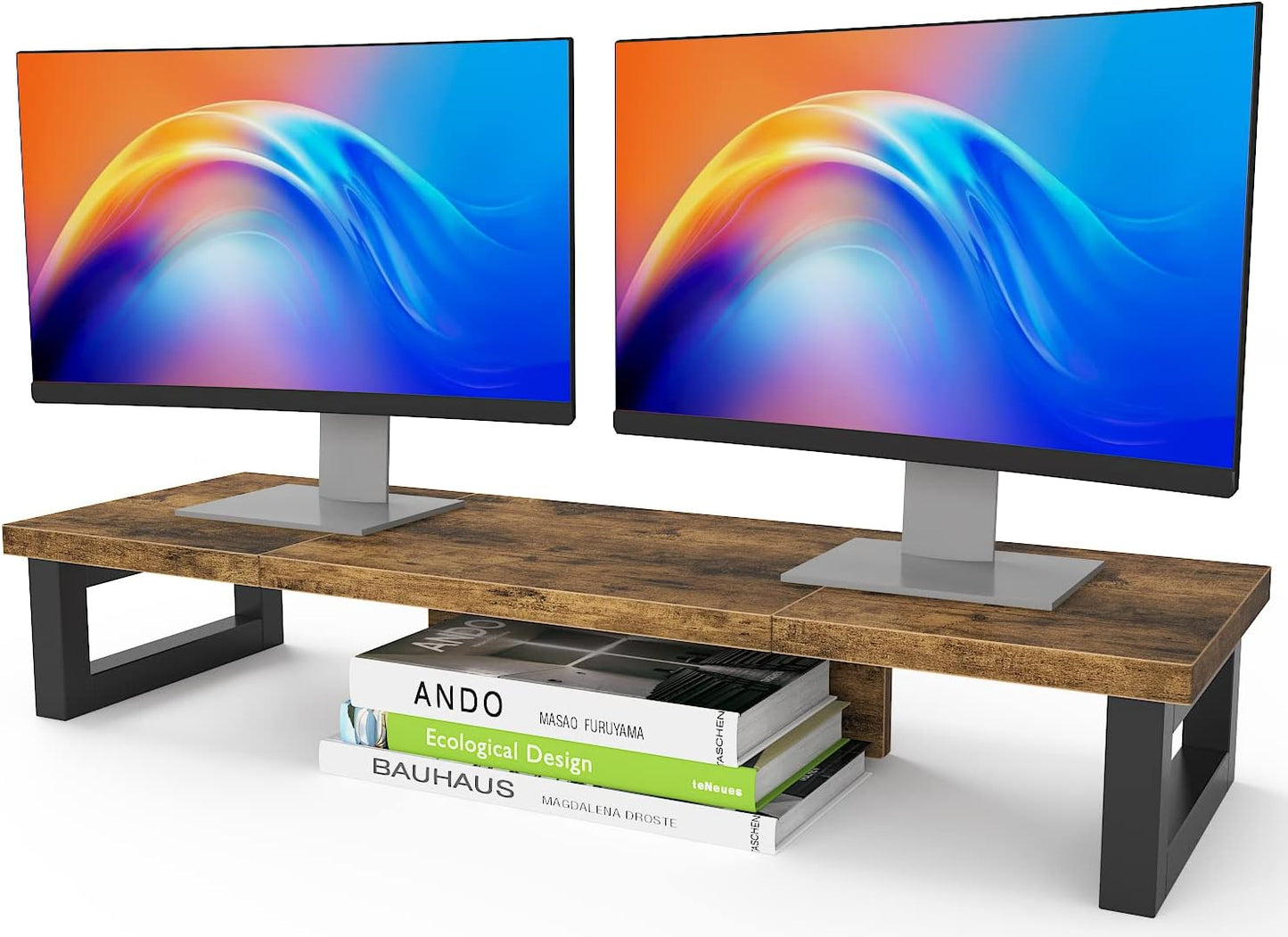WESTREE Dual Monitor Stand Riser for Ergonomic Workspace
