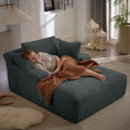 50 Inch Chaise Lounge Chair Indoor - Oversized Corduroy Sleeper Sofa