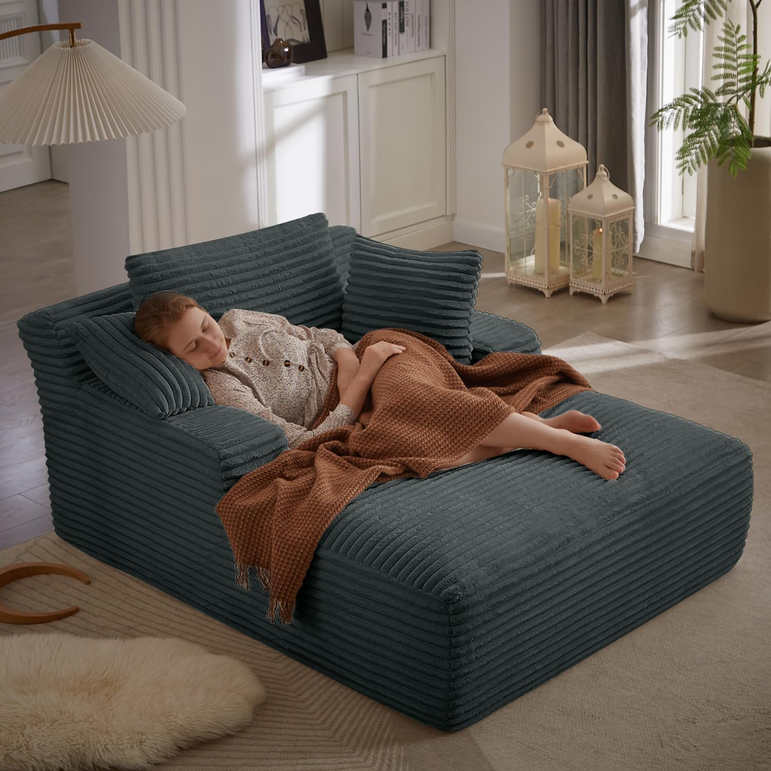 50 Inch Chaise Lounge Chair Indoor for Cozy Living Spaces