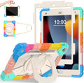 Colorful Case for iPad 9th 8th 7th Generation 10.2 in - 360 Rotating