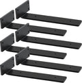 Shelf Brackets Heavy Duty 12 in Solid Steel Floating Brackets - Strong