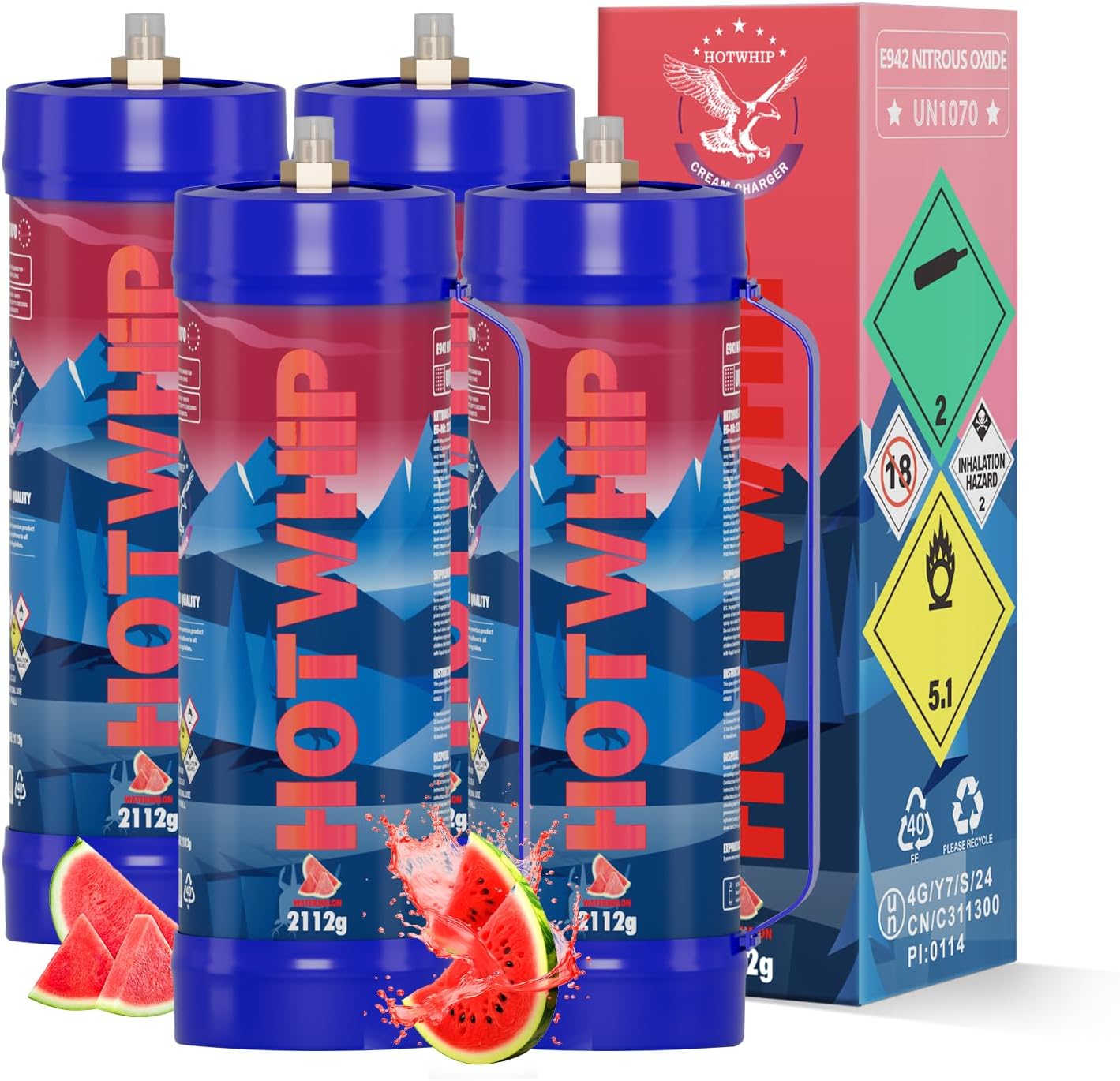 Whipped Cream Chargers Tank 3.3L for Delicious Desserts