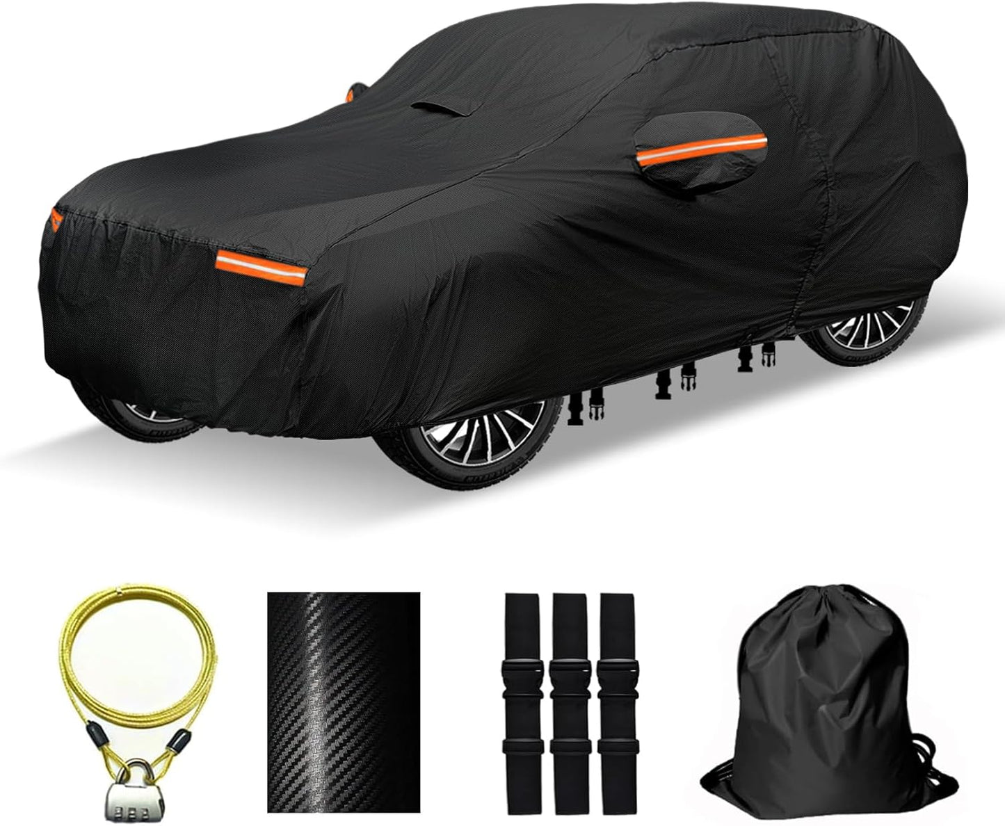 30 Layers SUV Car Cover for All Weather Protection and Durability