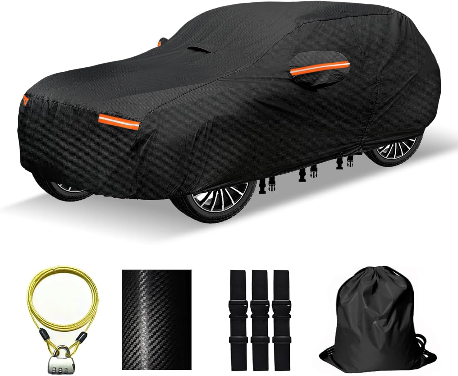 30 Layers SUV Car Cover for All Weather Protection and Durability