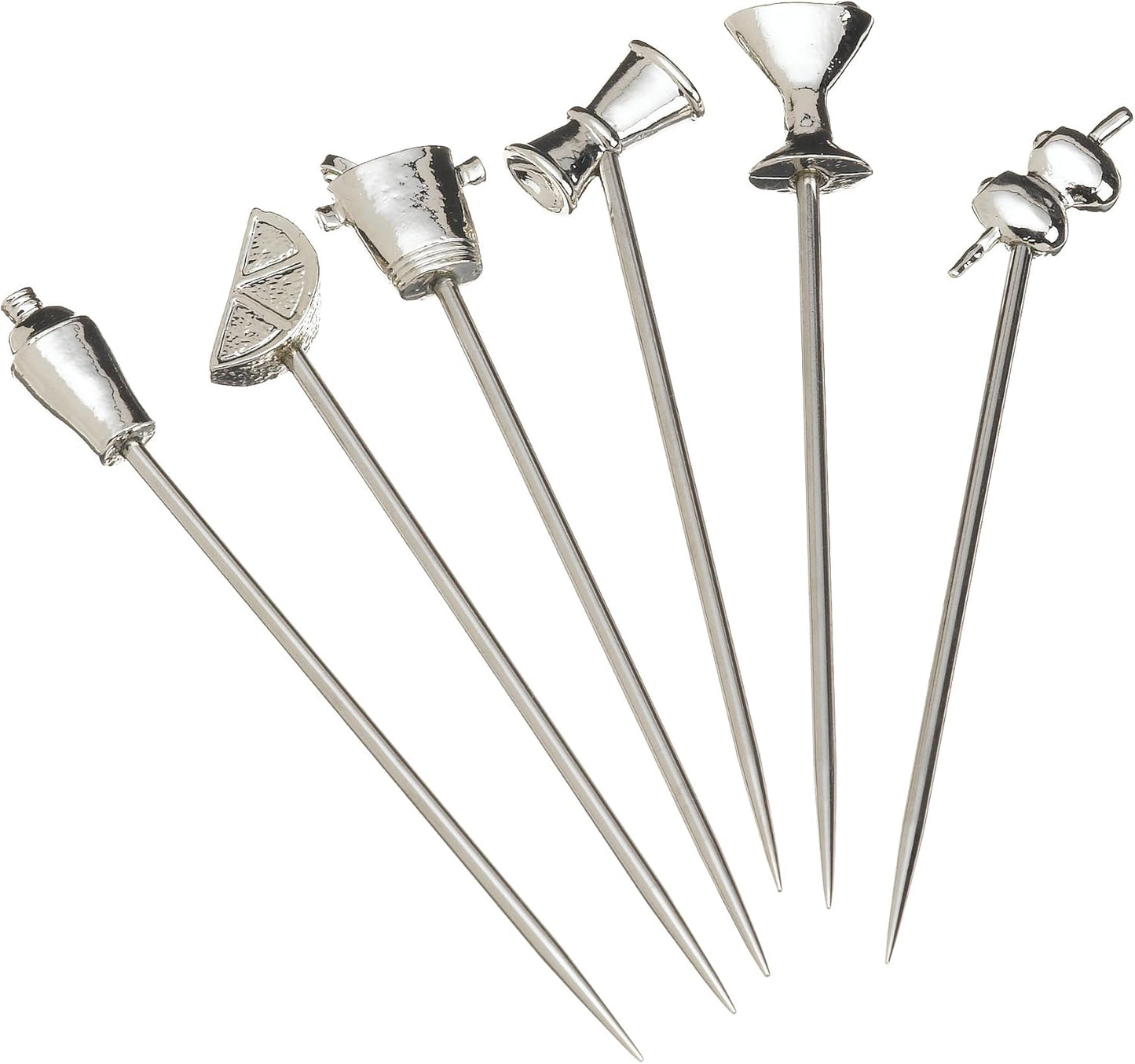 Set of 6 Martini Picks - Stylishly Chic!