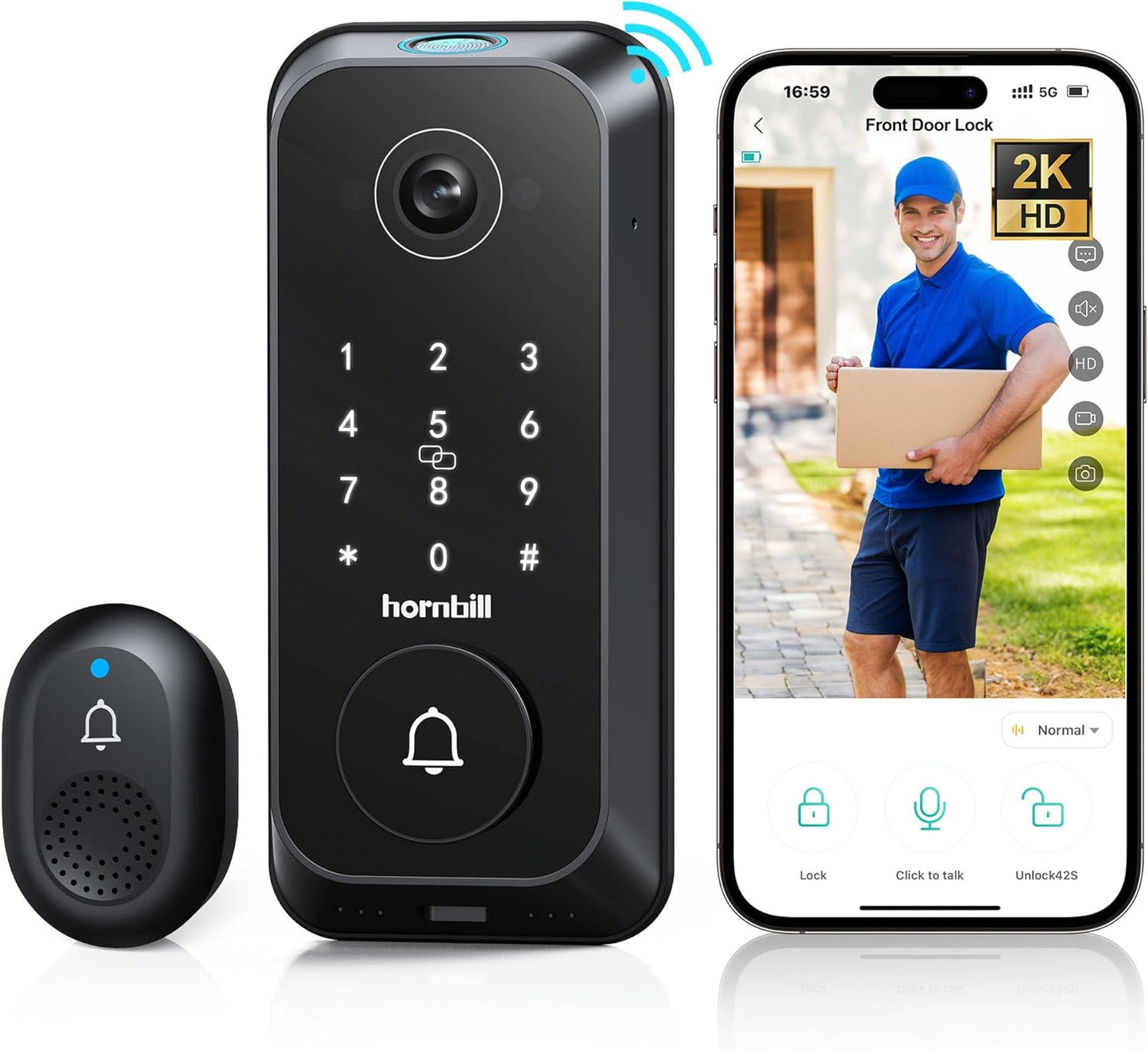 Smart Fingerprint Door Lock - WiFi Deadbolt