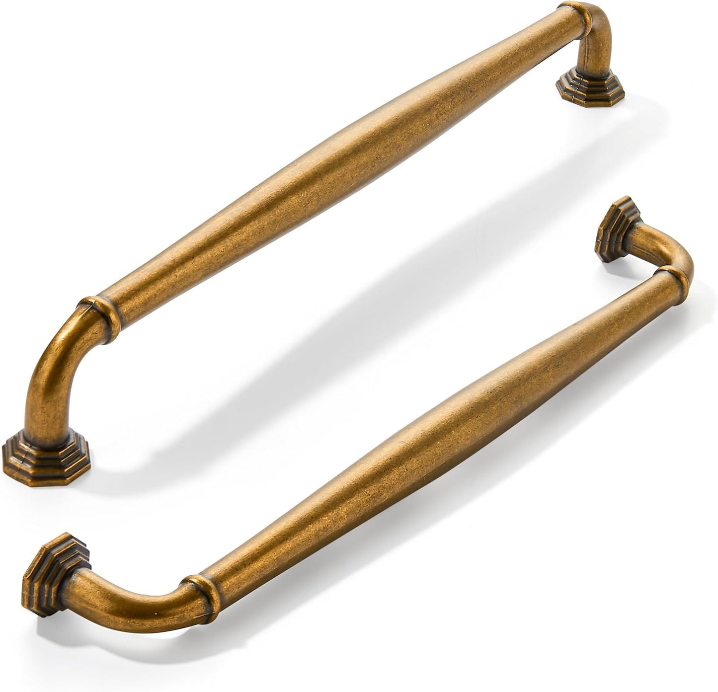 khtumeware Antique Brass Cabinet Pulls for Vintage Style