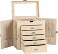 Frebeauty Large Jewelry Box 6-Tier Organizer - Spacious