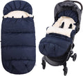 Baby Footmuff for Winter Outdoors Stroller - Cozy Waterproof Lambswool