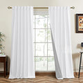 100% Blackout Velvet Curtains 52W x 90L - Thermal, Noise Reducing