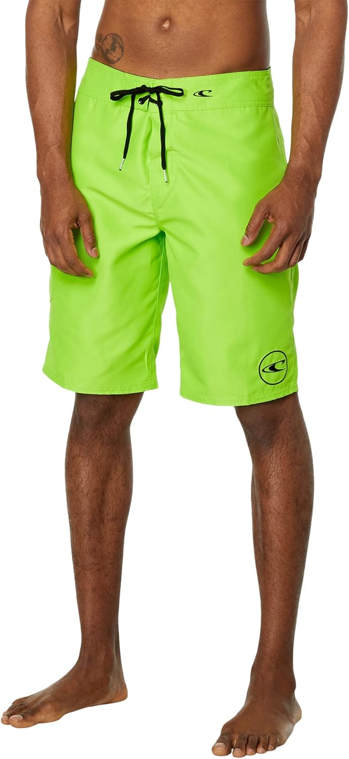 O'NEILL Men's 21 Inch Solid Boardshorts for Ultimate Comfort