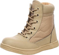 Kids Outdoor Ankle Hiking Boots with Side Zipper - Breathable Trekking