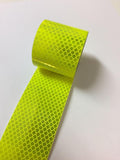 Reflective Tape 6 in x 25 ft Fluorescent Yellow/Green - Night