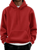 COOFANDY Men Cotton Fleece Hooded Sweatshirt - Warm, Soft Everyday