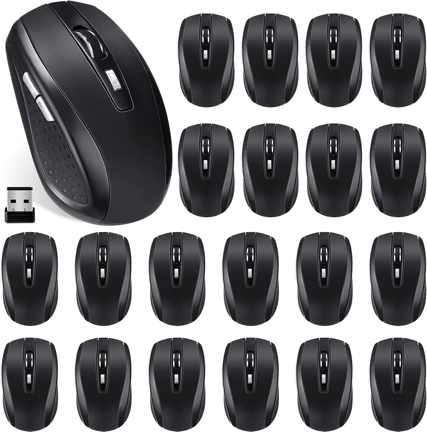 Macarrie 8-Pack Wireless Mouse: Fast & Precise 1200dpi