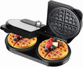 YASHE Double Waffle Maker: 1400W Belgian Joy