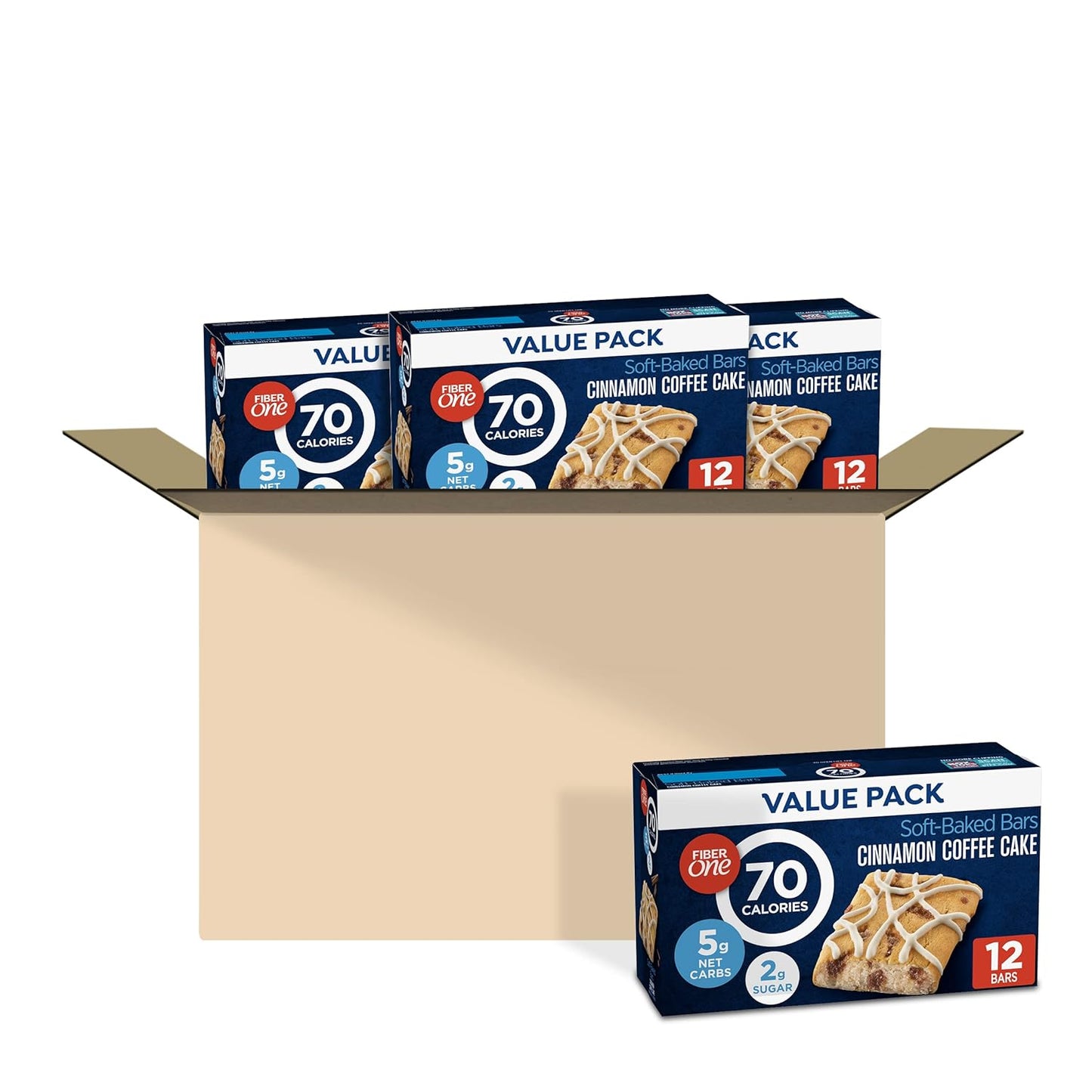 Fiber One 70 Calorie Soft-Baked Bars in Cinnamon Coffee Cake