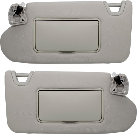 NHILES Sun Visor for Nissan Altima 2013-2018 with Light Gray