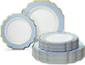 OCCASIONS 80 Plates Pack (40 Guests) - Elegant Disposable Vintage