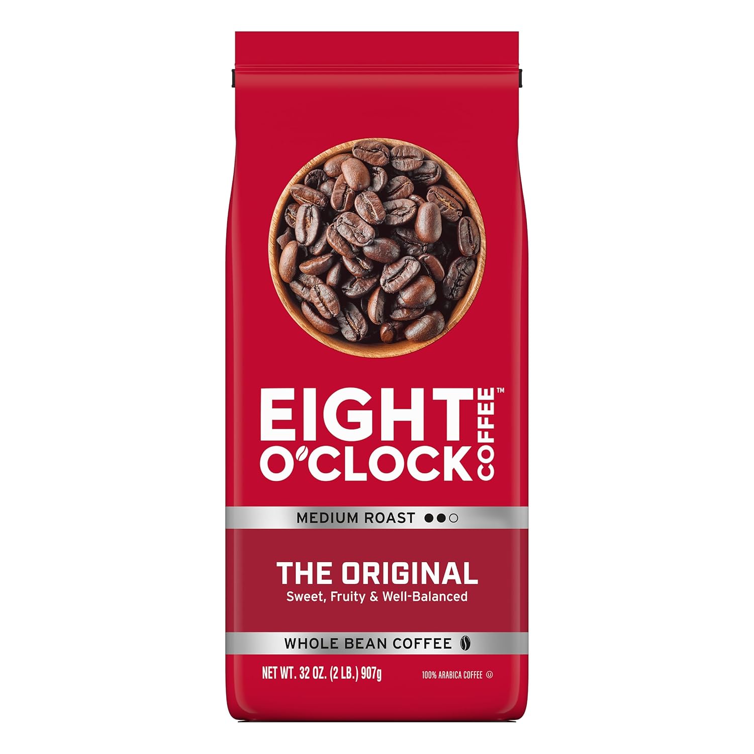 Eight O'Clock Coffee Whole Bean - Sweet & Well Balanced