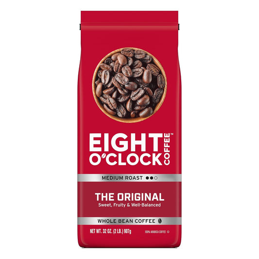 Eight O'Clock Coffee Whole Bean - Sweet & Well Balanced