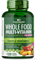 Whole Food Multivitamin for Women - Natural Daily Support
