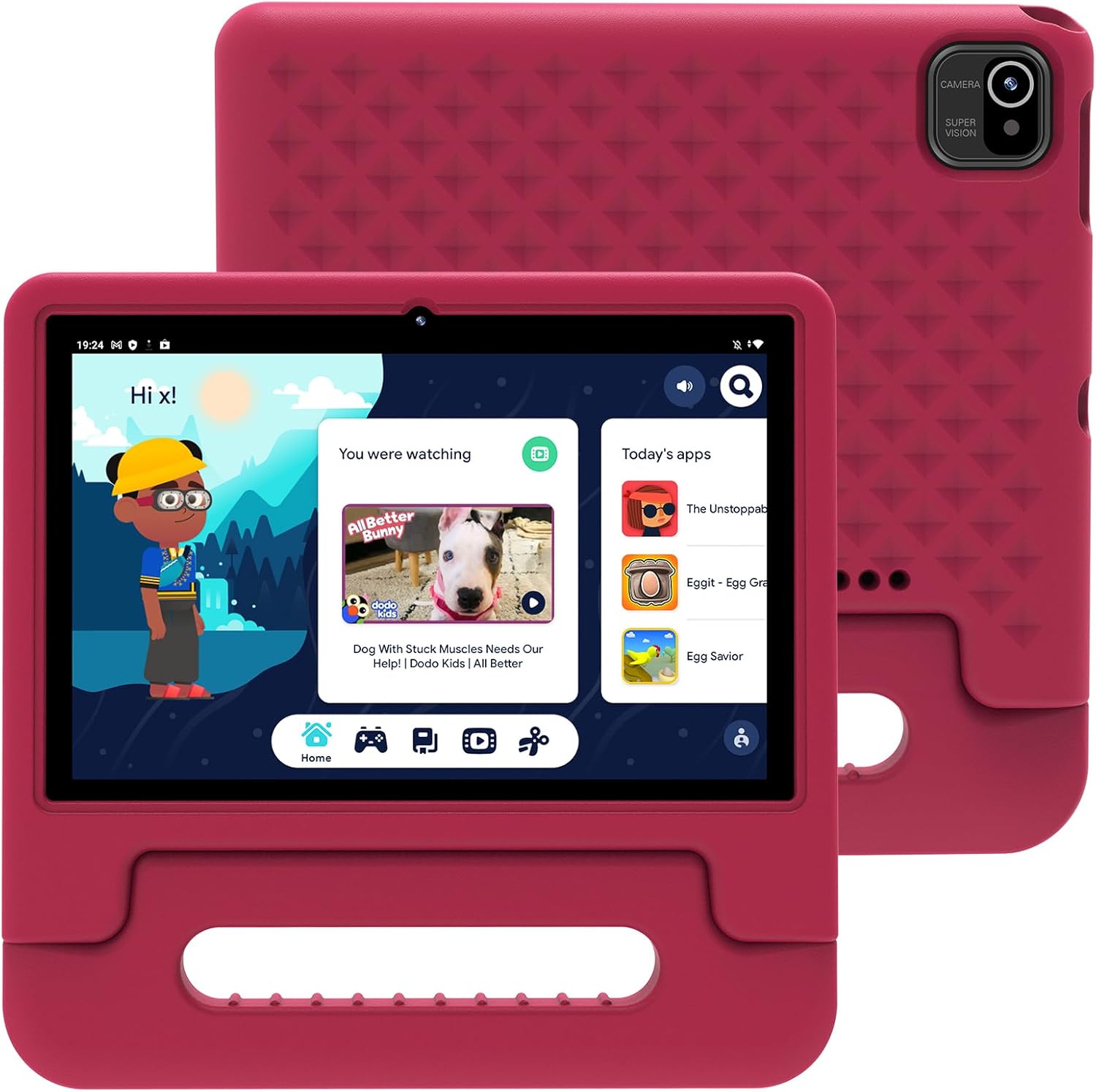 10.1 Kids Tablet with Android 13 and Parental Controls for Kids