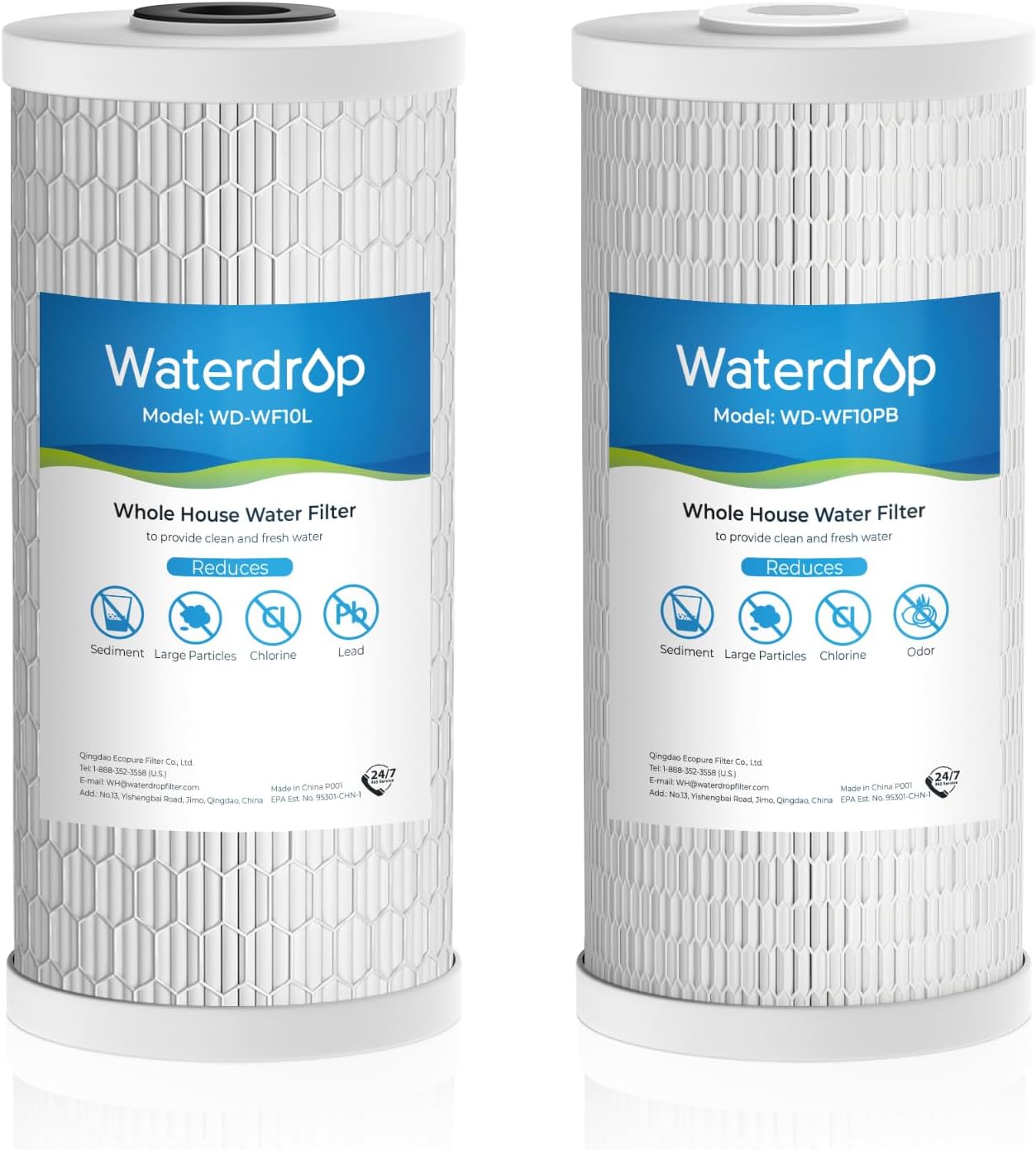 Waterdrop Whole House Water Filter for Cleaner, Safer Water