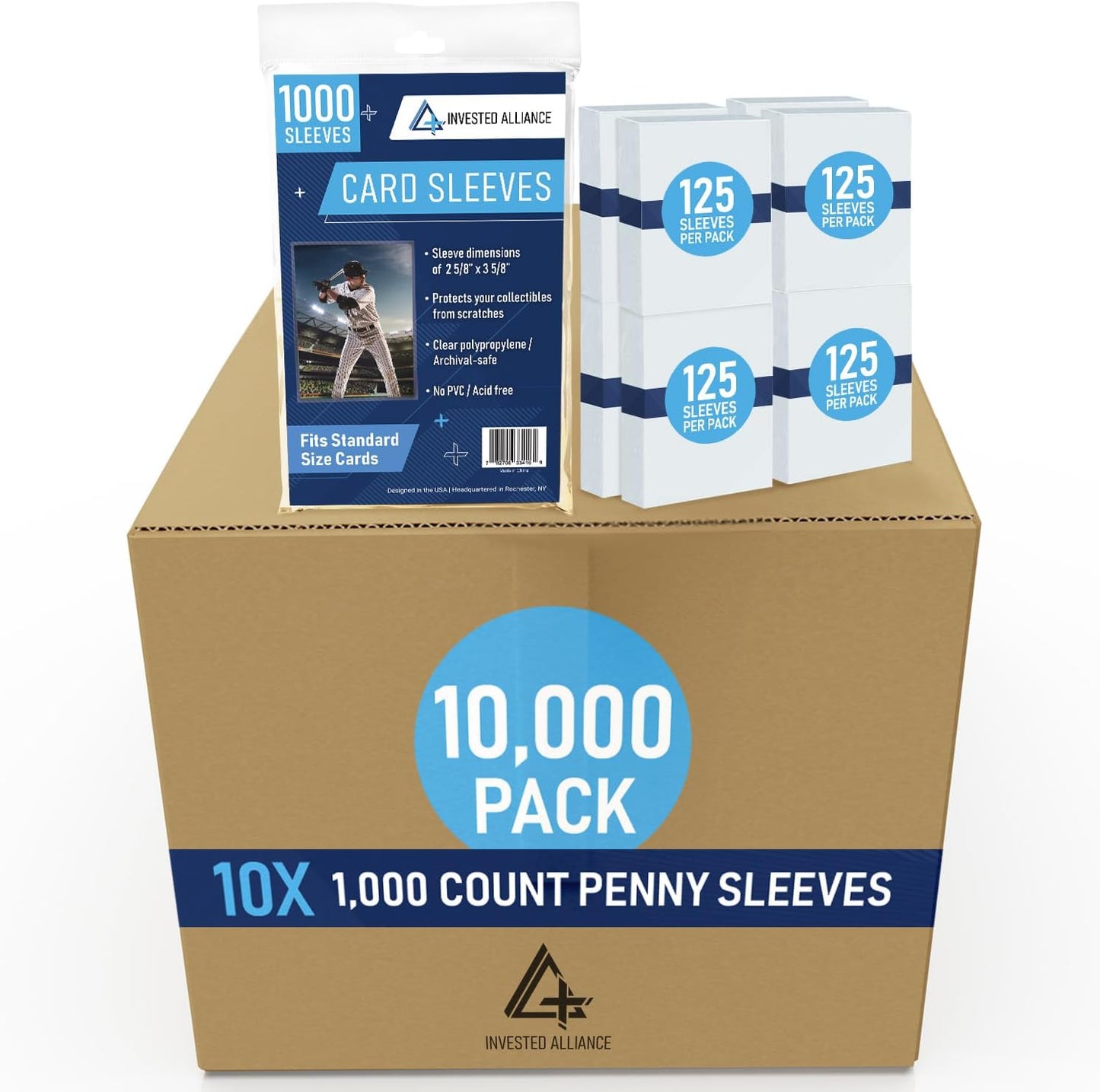 Premium Penny Sleeves for Trading Cards - Ultra Clear Protection