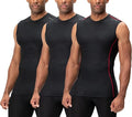 DEVOPS 3 Pack Men's Athletic Compression Shirts Sleeveless Other