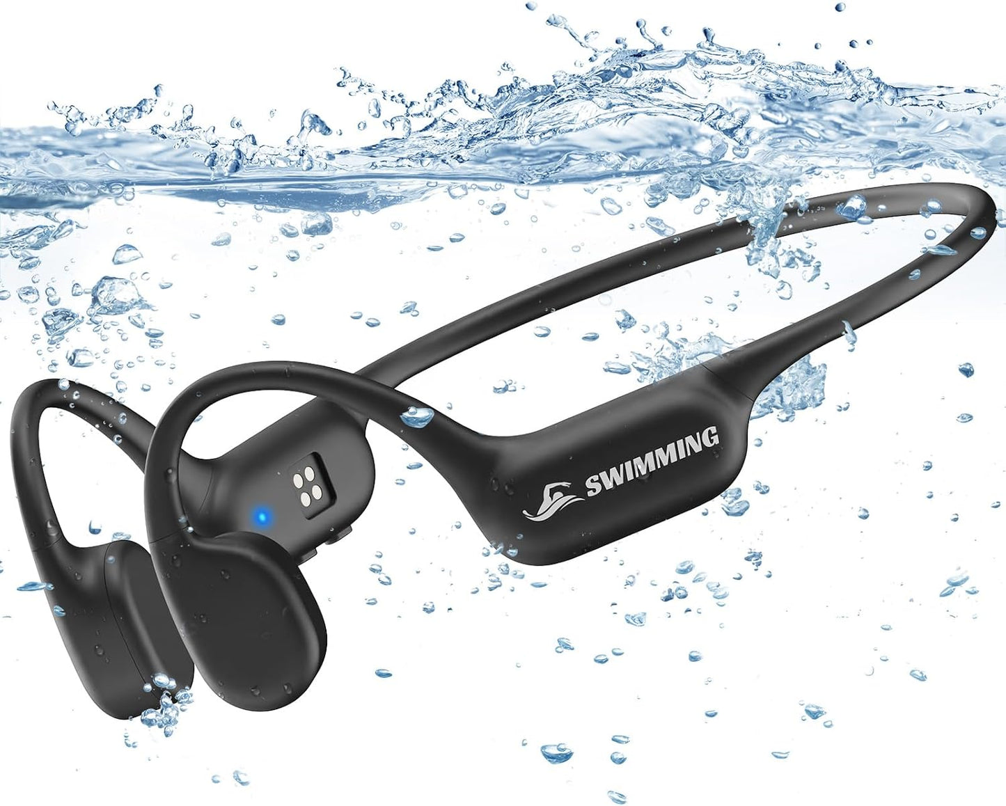 Swimming Headphones Waterproof with Built-in MP3 Player and Bluetooth