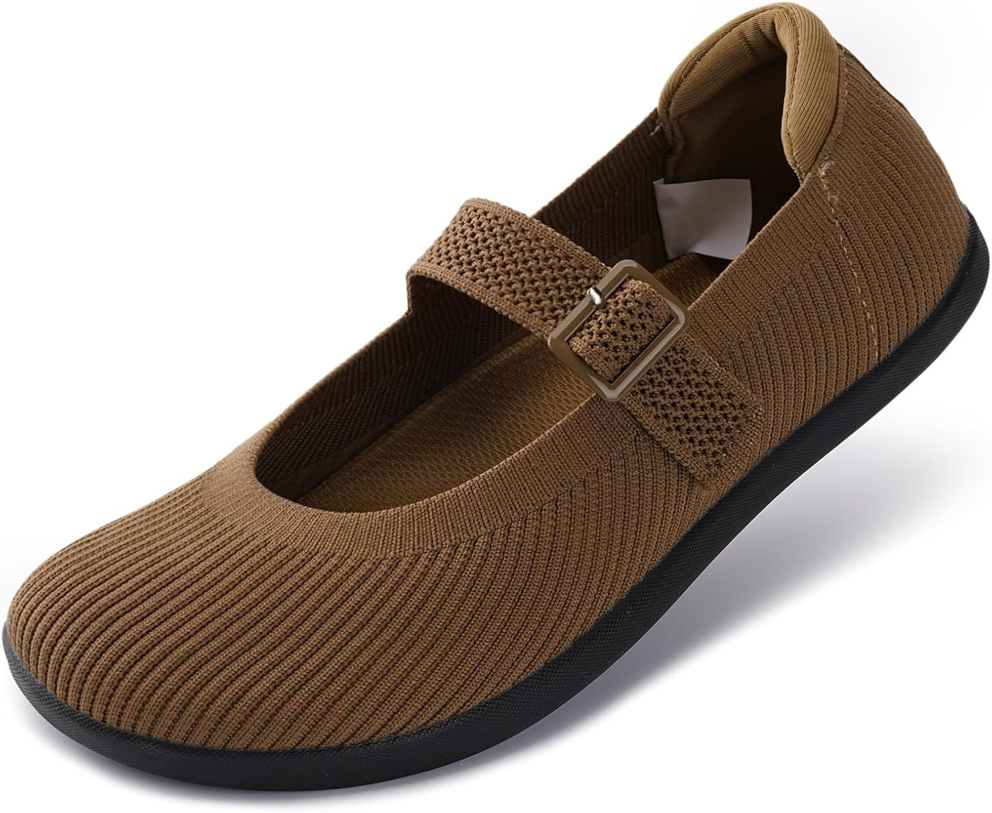 WHITIN Womens Wide Toe Box Barefoot Mary Jane Flats Review