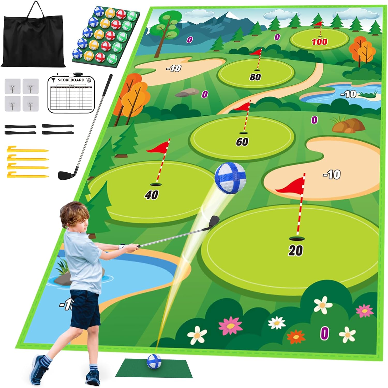 Premium Golf Chipping Game Set for Teens