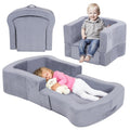 Toddler Travel Bed 2-in-1 Foldable Portable Bed Sofa - Travel Friendly